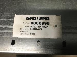 Liebherr Pompe d’injection de carburant D924